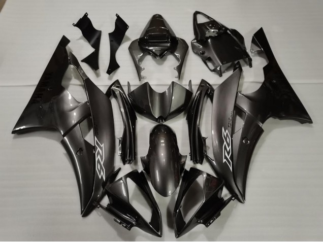 2008-2016 Argent Foncé Yamaha R6 Carénage Moto 2008-2016 Argent Foncé Yamaha R6 Carénage Moto