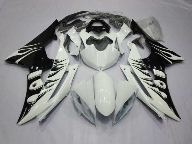 2008-2016 Bianco Fiamma Yamaha R6 Carénage Moto