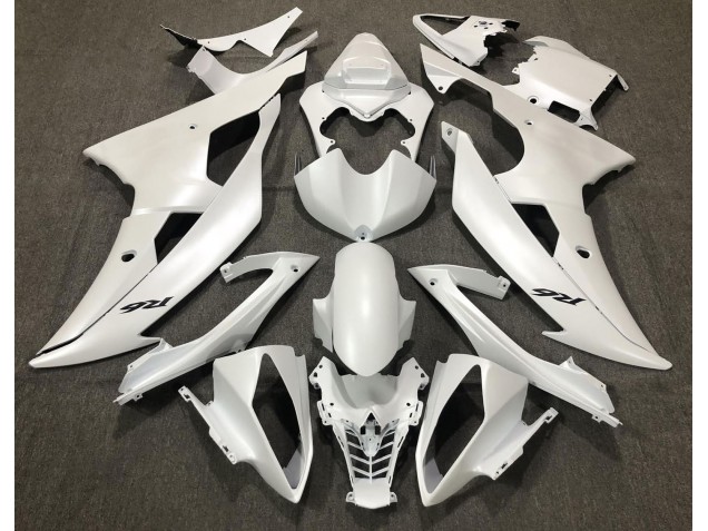 2008-2016 Blanc Mat Yamaha R6 Carénage Moto 2008-2016 Blanc Mat Yamaha R6 Carénage Moto