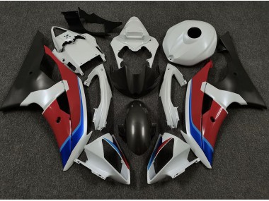 2008-2016 Blanc Rouge & Bleu Yamaha R6 Carénage Moto