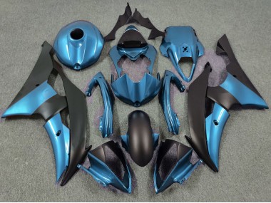 2008-2016 Bleu Électrique & Noir Mat Yamaha R6 Carénage Moto