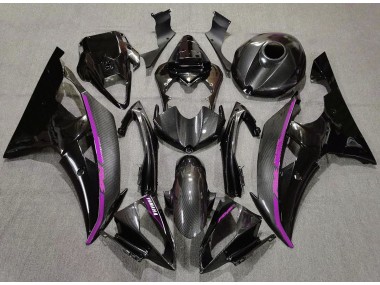 2008-2016 Fibre De Carbone & Rose Yamaha R6 Carénage Moto