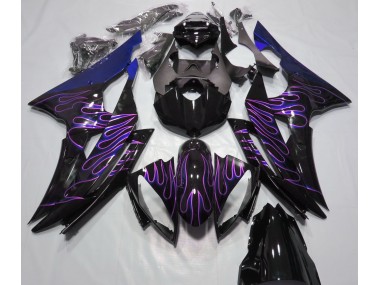 2008-2016 Flamme Bleue Yamaha R6 Carénage Moto