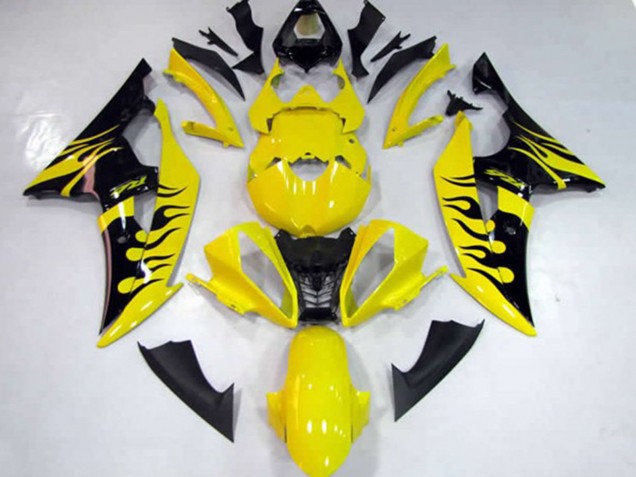 2008-2016 Giallo Fiamma Yamaha R6 Carénage Moto 2008-2016 Giallo Fiamma Yamaha R6 Carénage Moto
