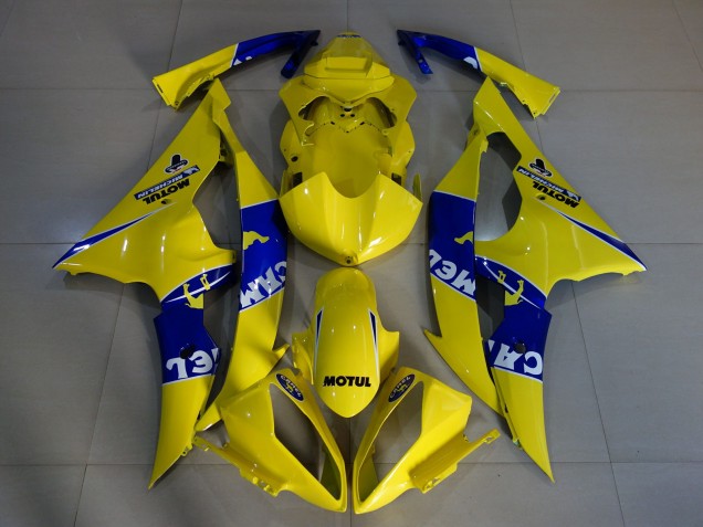 2008-2016 Jaune Brillant Camel Yamaha R6 Carénage Moto 2008-2016 Jaune Brillant Camel Yamaha R6 Carénage Moto