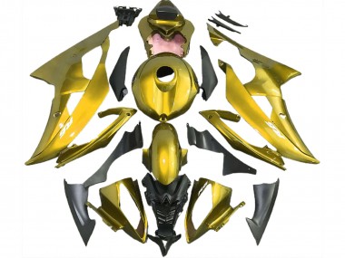 2008-2016 Jaune Foncé Yamaha R6 Carénage Moto