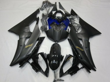 2008-2016 Mat & Bleu Yamaha R6 Carénage Moto