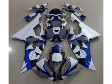 2008-2016 Neige Bleue Camo Yamaha R6 Carénage Moto