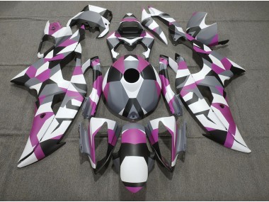 2008-2016 Rose Camo Uni Yamaha R6 Carénage Moto