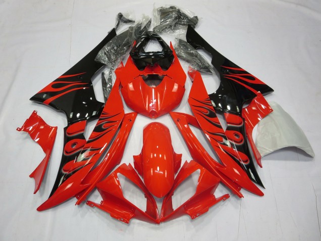 2008-2016 Rosso Fiamma Yamaha R6 Carénage Moto 2008-2016 Rosso Fiamma Yamaha R6 Carénage Moto