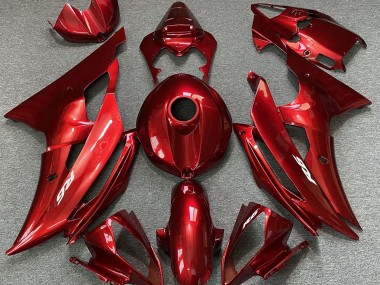 2008-2016 Rouge Bonbon Yamaha R6 Carénage Moto