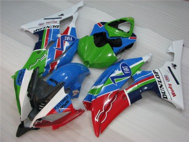 2008-2016 Vert Fiat Yamaha R6 Carénage Moto