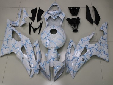 2008-2016 Éclairage Bleu Clair Yamaha R6 Carénage Moto