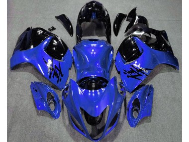 2008-2020 Bleu Brillant & Noir Suzuki GSXR 1300 Carénage Moto