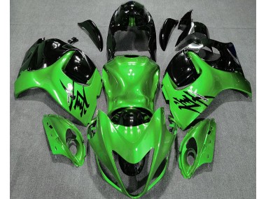 2008-2020 Vert Brillant & Noir Suzuki GSXR 1300 Carénage Moto