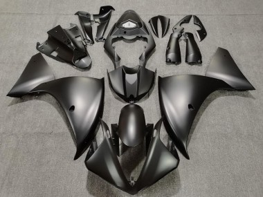 2009-2011 Noir Mat Complet Yamaha R1 Carénage Moto