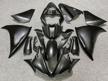 2009-2011 Noir Mat & Or Yamaha R1 Carénage Moto