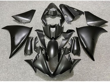 2009-2011 Noir Mat & Or Yamaha R1 Carénage Moto