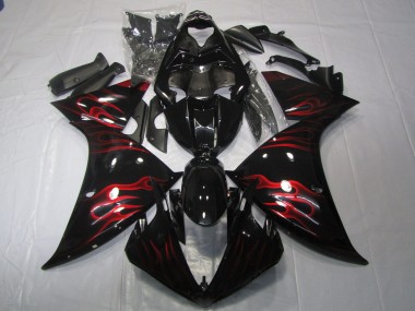 2009-2011 Rosso Fiamma Yamaha R1 Carénage Moto