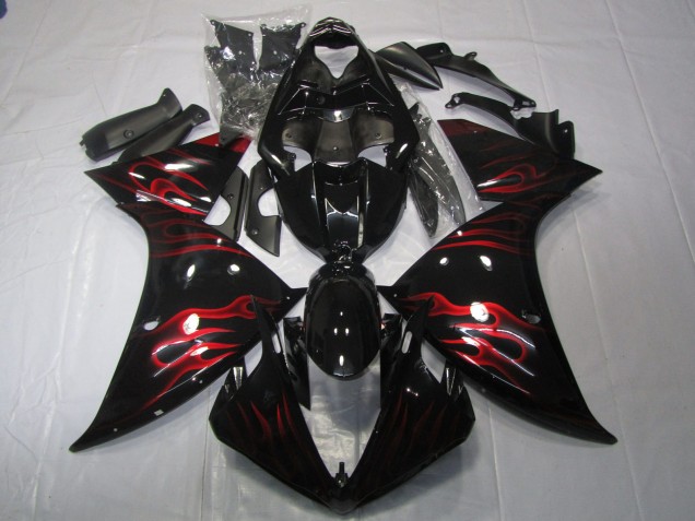 2009-2011 Rosso Fiamma Yamaha R1 Carénage Moto 2009-2011 Rosso Fiamma Yamaha R1 Carénage Moto