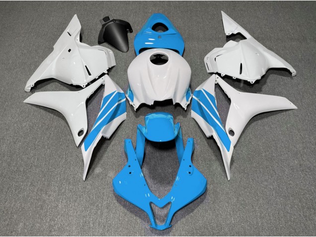 2009-2012 Bande Latérale Bleu Clair & Blanche Honda CBR600RR Carénage Moto 2009-2012 Bande Latérale Bleu Clair & Blanche Honda CBR600RR Carénage Moto