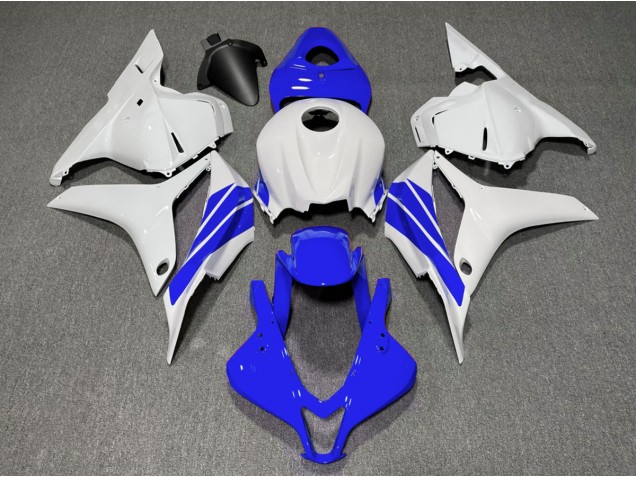 2009-2012 Bande Latérale Bleu Foncé & Blanche Honda CBR600RR Carénage Moto 2009-2012 Bande Latérale Bleu Foncé & Blanche Honda CBR600RR Carénage Moto