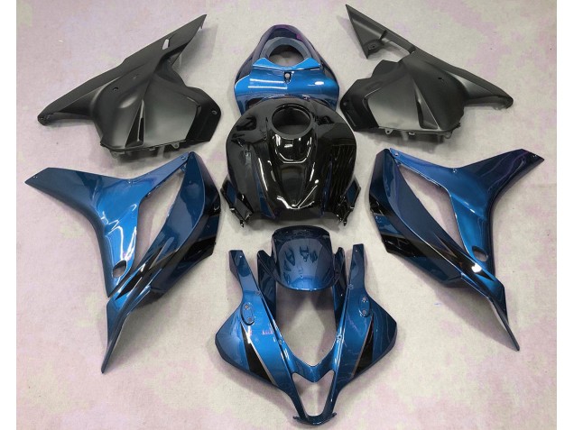 2009-2012 Bleu Clair Avec Noir Honda CBR600RR Carénage Moto 2009-2012 Bleu Clair Avec Noir Honda CBR600RR Carénage Moto