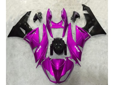 2009-2012 Brillant Rose Vif Kawasaki ZX6R Carénage Moto
