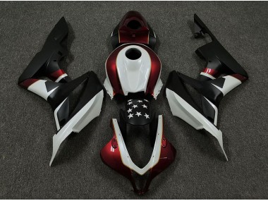 2009-2012 Course Rouge & Noir Honda CBR600RR Carénage Moto