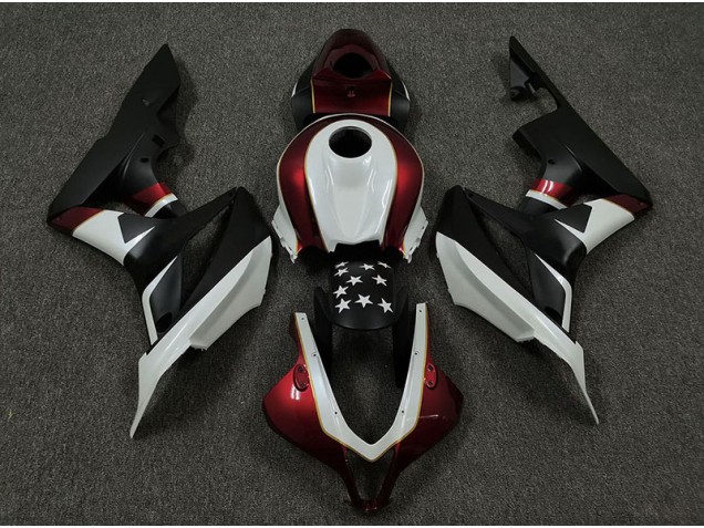 2009-2012 Course Rouge & Noir Honda CBR600RR Carénage Moto
