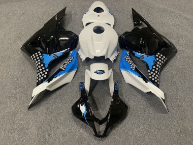 2009-2012 Noir Bleu & Blanc Honda CBR600RR Carénage Moto