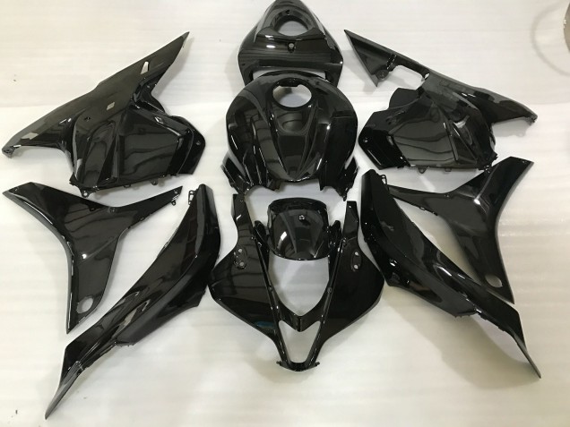 2009-2012 Noir Brillant Honda CBR600RR Carénage Moto 2009-2012 Noir Brillant Honda CBR600RR Carénage Moto