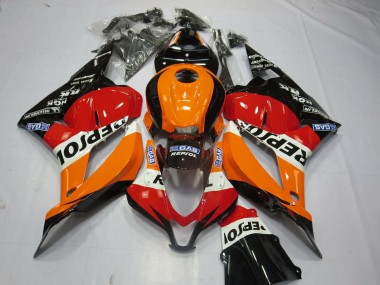 2009-2012 Noir Repsol Honda CBR600RR Carénage Moto