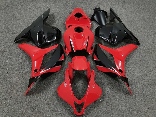 2009-2012 OEM Style Rouge & Noir Honda CBR600RR Carénage Moto