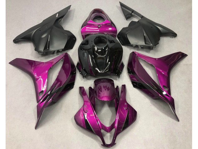 2009-2012 Rose Foncé Avec Du Noir Honda CBR600RR Carénage Moto