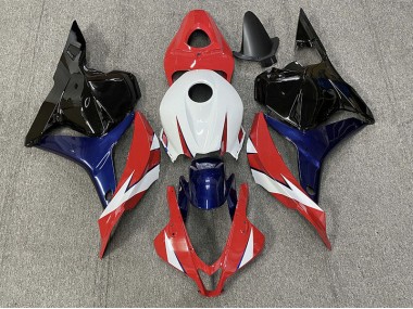 2009-2012 Rouge & Blanc Honda CBR600RR Carénage Moto