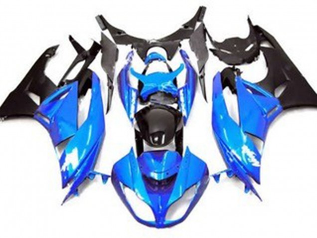 2009-2012 Style Bleu Brillant Kawasaki ZX6R Carénage Moto 2009-2012 Style Bleu Brillant Kawasaki ZX6R Carénage Moto