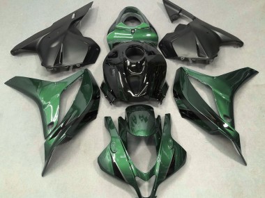 2009-2012 Vert Foncé Avec Du Noir Honda CBR600RR Carénage Moto