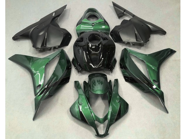 2009-2012 Vert Foncé Avec Du Noir Honda CBR600RR Carénage Moto 2009-2012 Vert Foncé Avec Du Noir Honda CBR600RR Carénage Moto