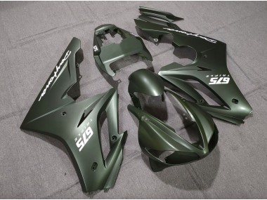 2009-2012 Vert Mat Blanc Triumph Daytona 675 Carénage Moto