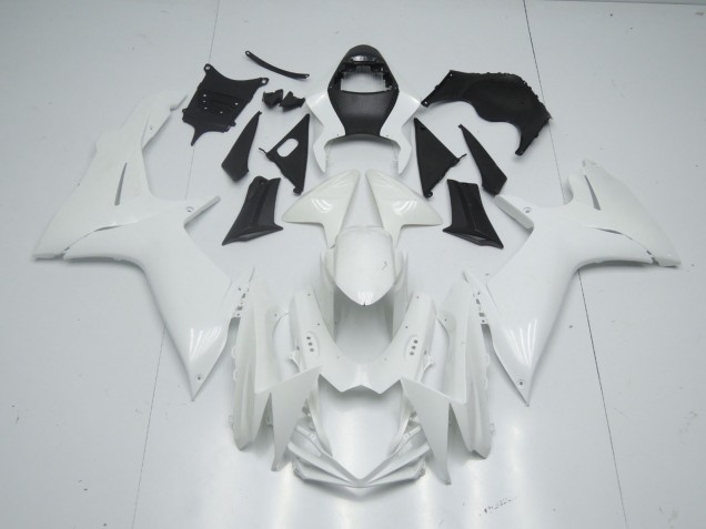 2009-2016 Blanc Brillant Suzuki GSXR 1000 Carénage Moto 2009-2016 Blanc Brillant Suzuki GSXR 1000 Carénage Moto