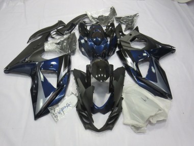 2009-2016 Bleu Argent & Noir Suzuki GSXR 1000 Carénage Moto
