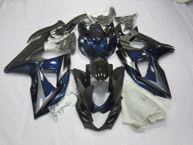 2009-2016 Bleu Argent & Noir Suzuki GSXR 1000 Carénage Moto