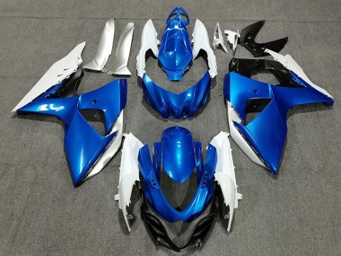2009-2016 Bleu Blanc & Argent Suzuki GSXR 1000 Carénage Moto