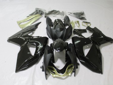 2009-2016 Noir Brillant Argent Mat Suzuki GSXR 1000 Carénage Moto