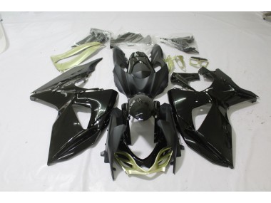 2009-2016 Noir Brillant Argent Mat Suzuki GSXR 1000 Carénage Moto