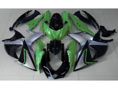 2009-2016 Vert Argent & Noir Suzuki GSXR 1000 Carénage Moto