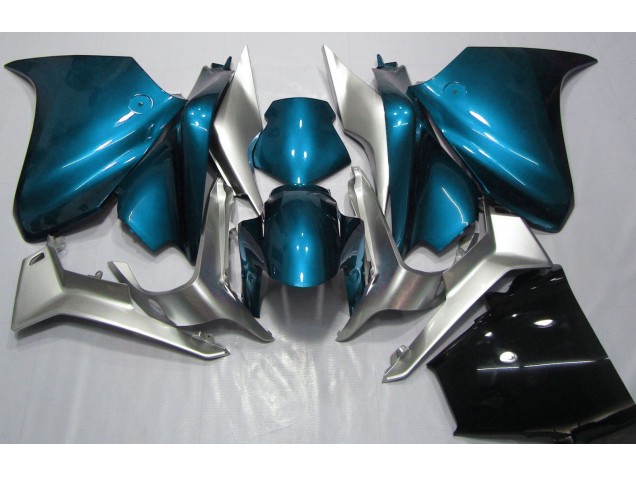 2010-2013 Bleu Clair & Argent Honda VFR1200 Carénage Moto 2010-2013 Bleu Clair & Argent Honda VFR1200 Carénage Moto