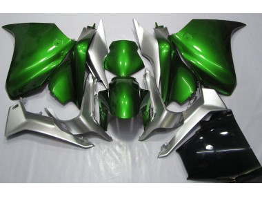 2010-2013 Vert Foncé & Argent Honda VFR1200 Carénage Moto