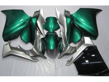 2010-2013 Vert Écume De Mer & Argent Honda VFR1200 Carénage Moto
